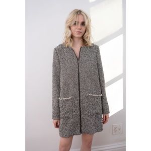 Jack Textured Zip Coat Large